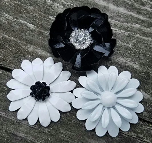 Black and White Refridgerator Magnets