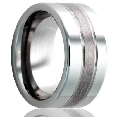 BROCK | Tungsten Wedding Ring | Satin Finish | 6mm & 8mm