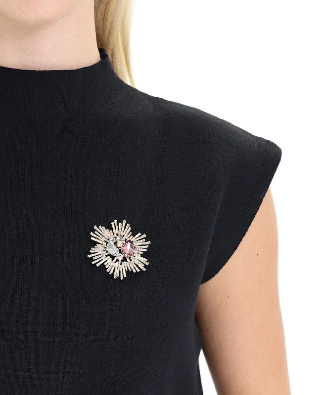 Crystal Embellished Brooch