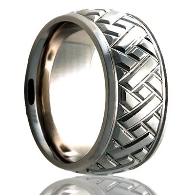 EAGLE | Tire Tread Ring | Titanium | 6mm & 8mm