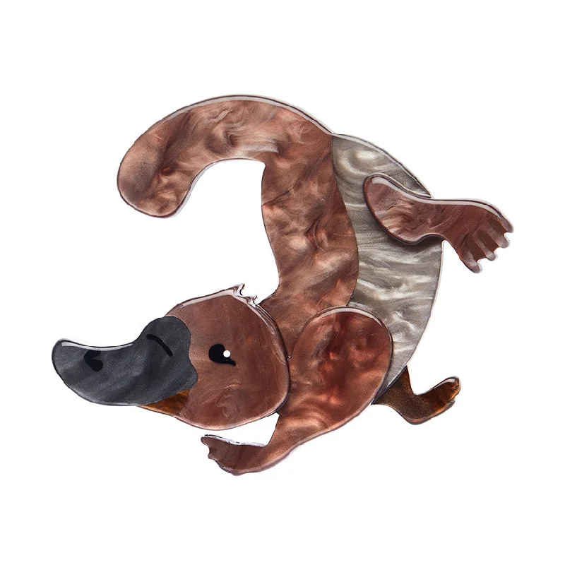 Erstwilder Australiana - Puddles the Platypus Brooch*