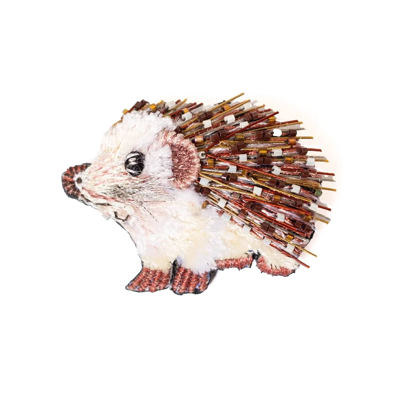 four toed hedgehog brooch