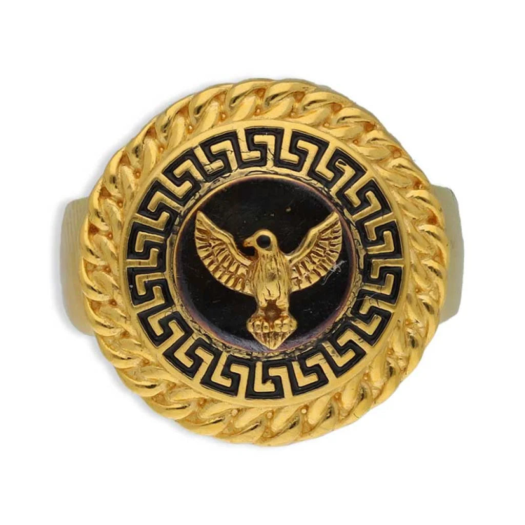 Gold Men's Eagle Ring 22KT - FKJRN22K3694