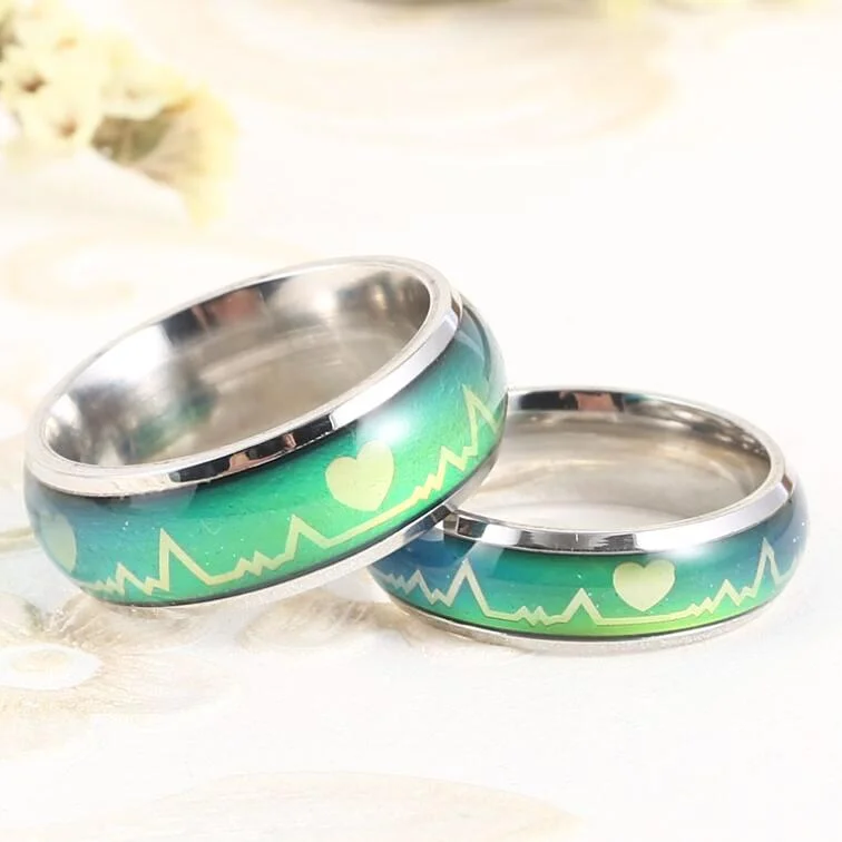 Heartbeat Color Changing Mood Ring