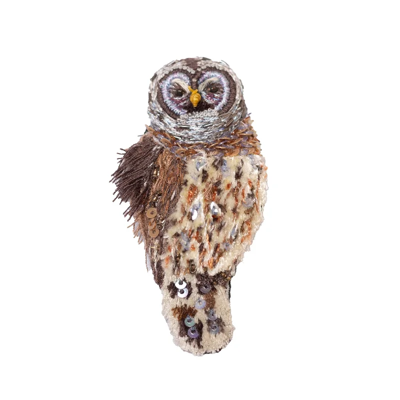 hoot owl brooch