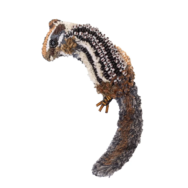 indian palm squirrel brooch