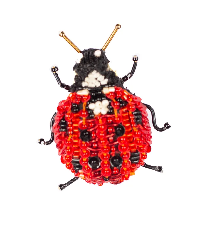 lady beetle brooch