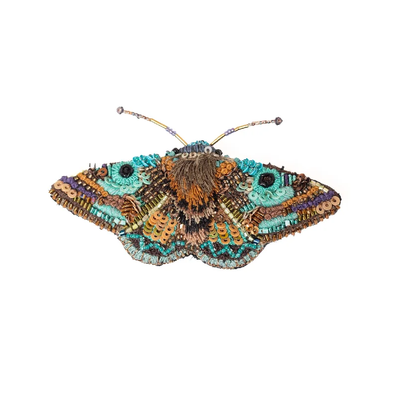 lanipes moth brooch