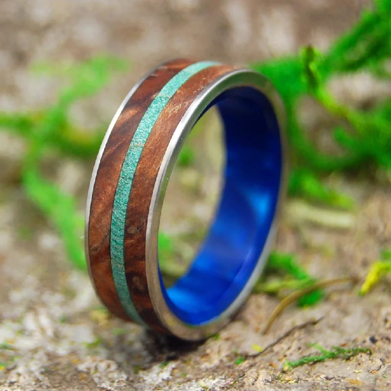 Maple And Oak | Men's Maple Wood, Oak Wood & Titanium Wedding Ring