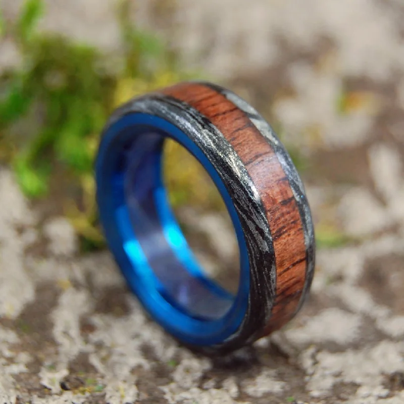 The Future Keeps Coming | Men's Hawaiian Koa Wood & M3 Wedding Ring