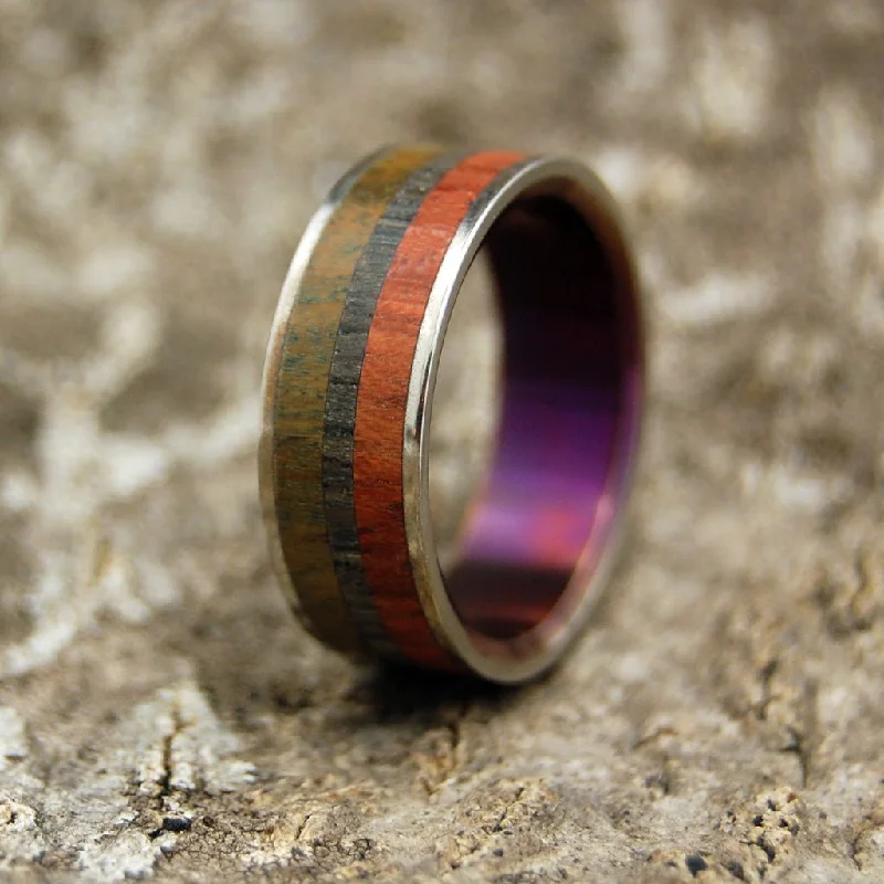 Old Soul | Men's Ancient Woods & Titanium Wedding Ring