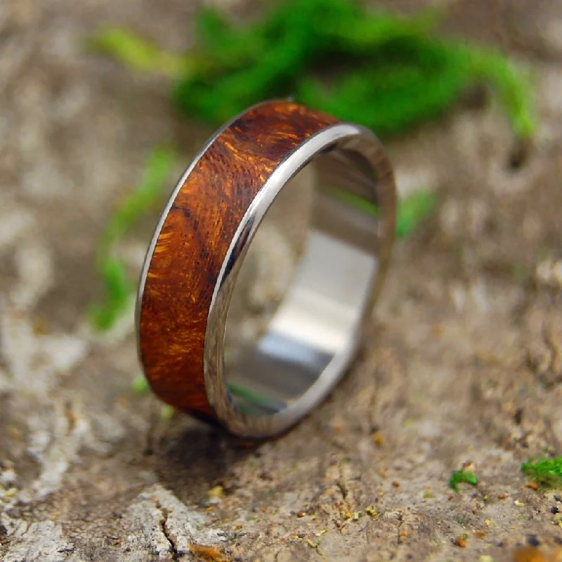 One Soul | Men's Desert Ironwood & Titanium Wedding Ring