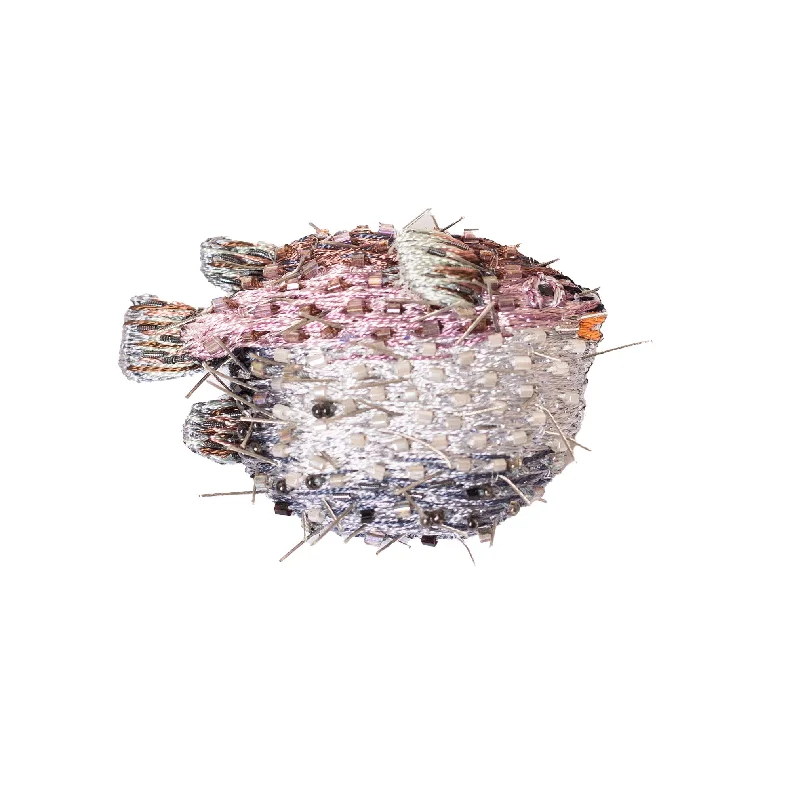 puffer fish brooch