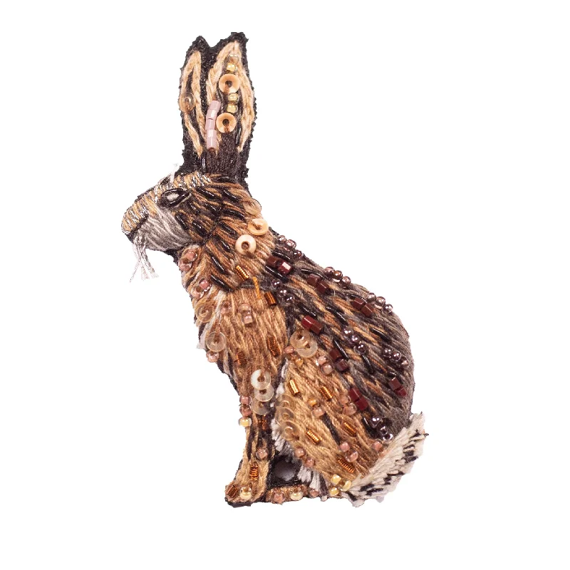 rabbit brooch