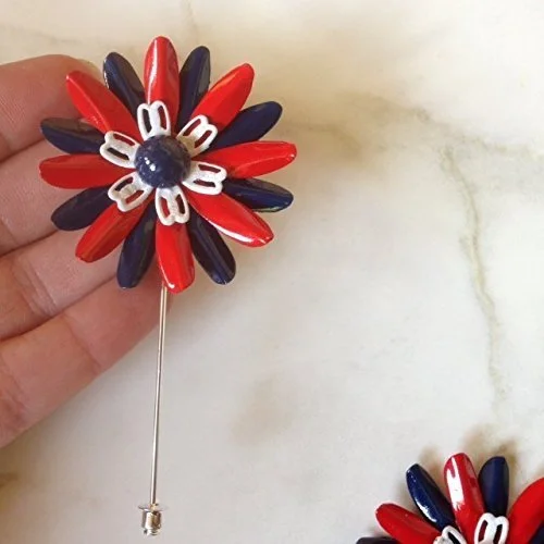 Red White and Blue Lapel Pin