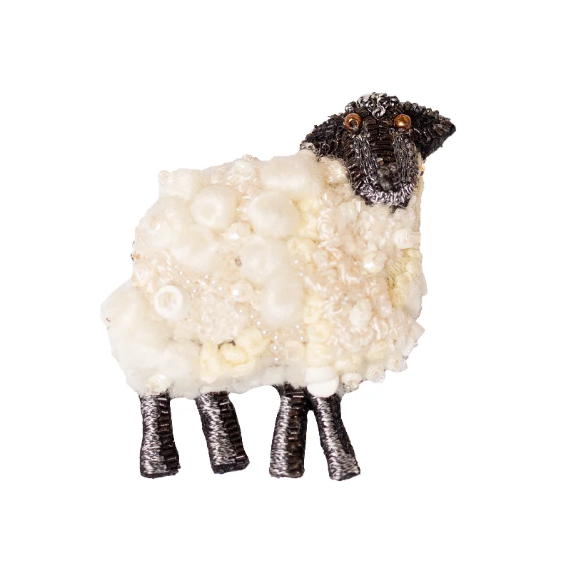 sheep brooch