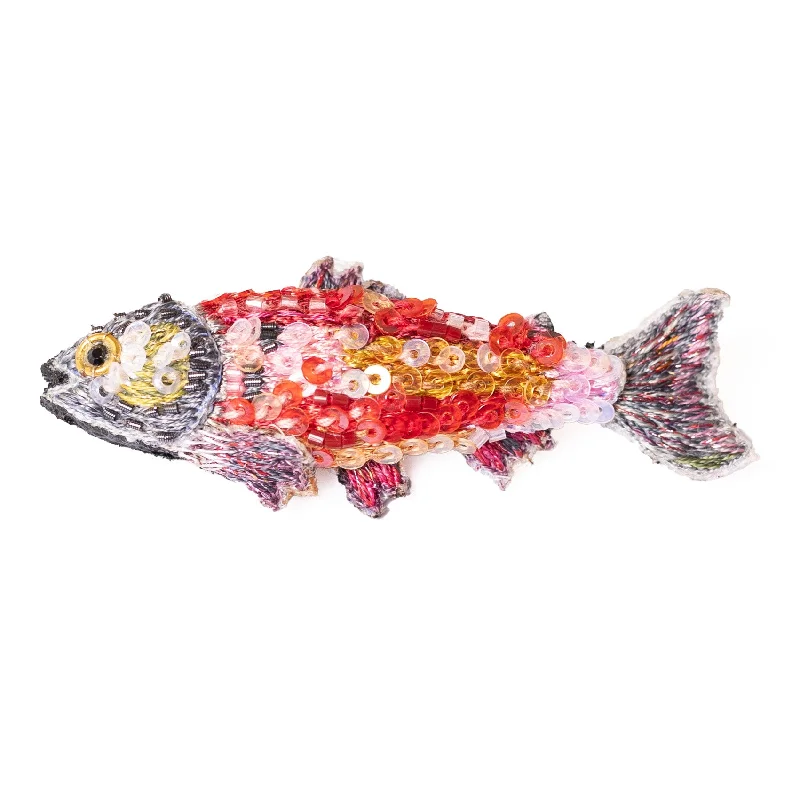 sockey salmon brooch