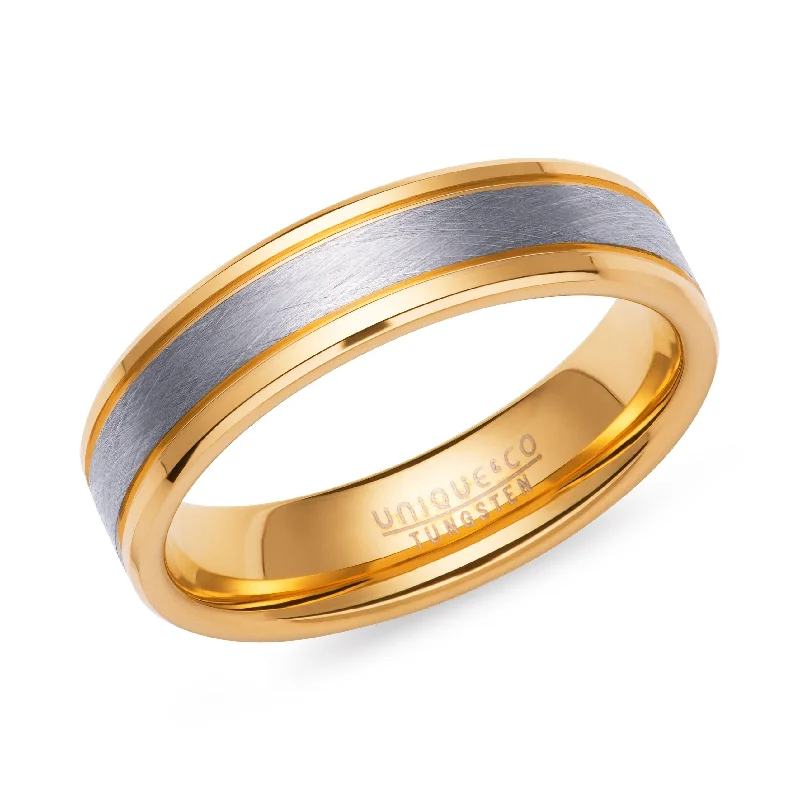 Unique & Co Tungsten Ring Gold Plated