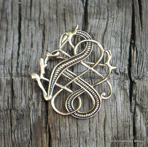 Viking Dragon Brooch