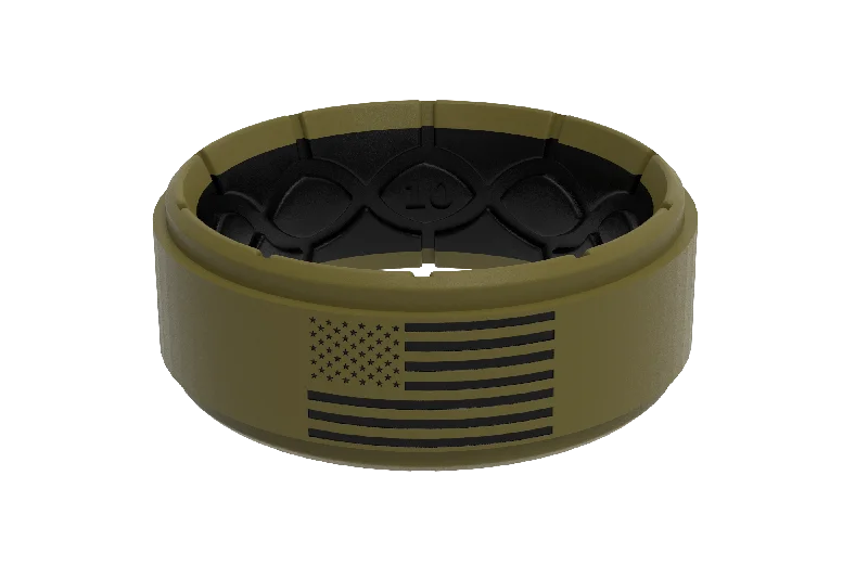 Zeus Step Hero America Olive Drab Ring